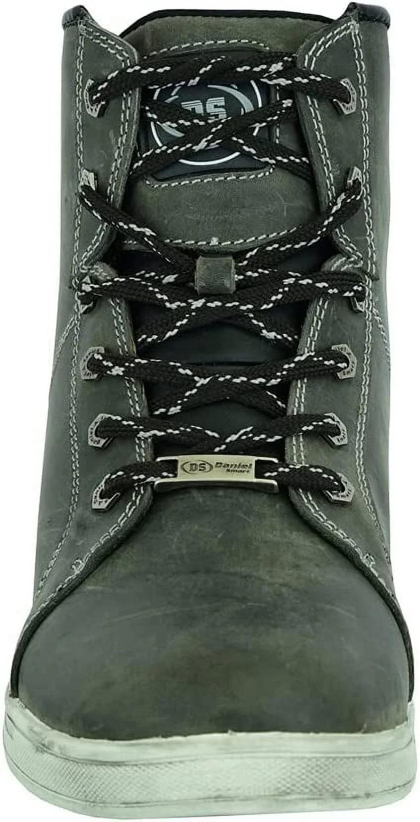 Waterproof Grain Full Rubber Smart Boots & Leather Shoes Motorcycle Men¡¯s Lace-up Outsole ¨C with Daniel Closure Lightweight
