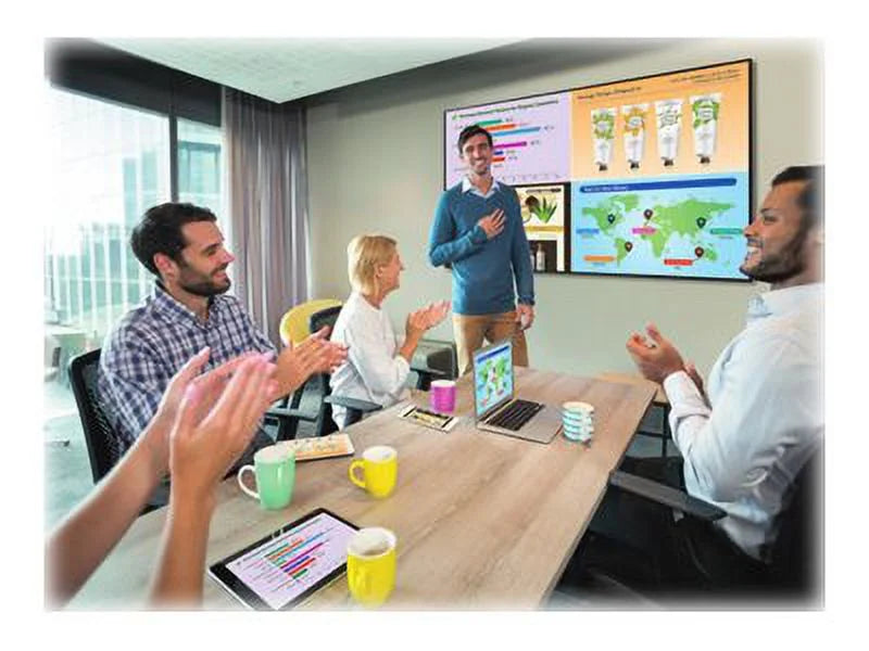 x LCD signage LED-backlit - Sharp (2160p) Class (74.6" 75" PN-HB751 3840 2160 - LED Diagonal display - - UHD direct-lit digital 4K viewable)