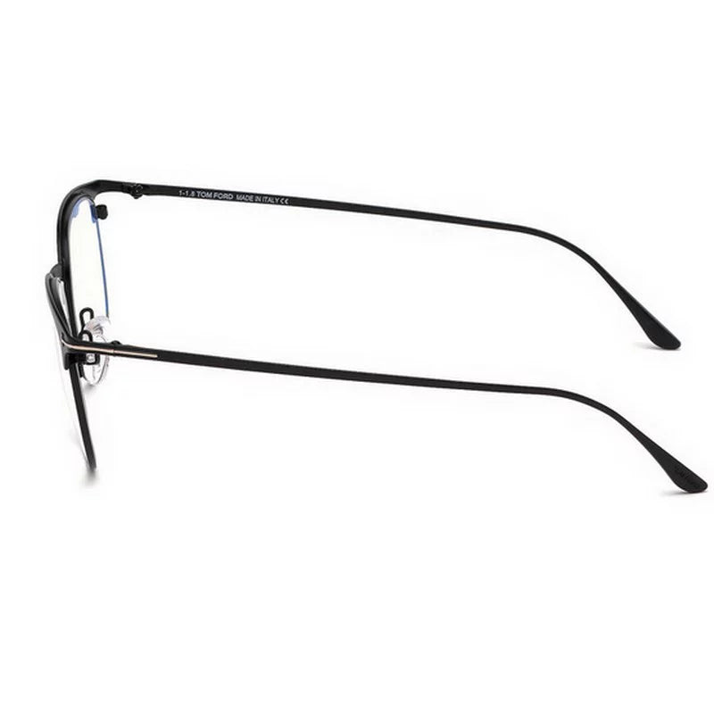 002 Enamel, -B Matte Blue Lenses Eyeglasses FT Black Ford Tom / 5549 Block