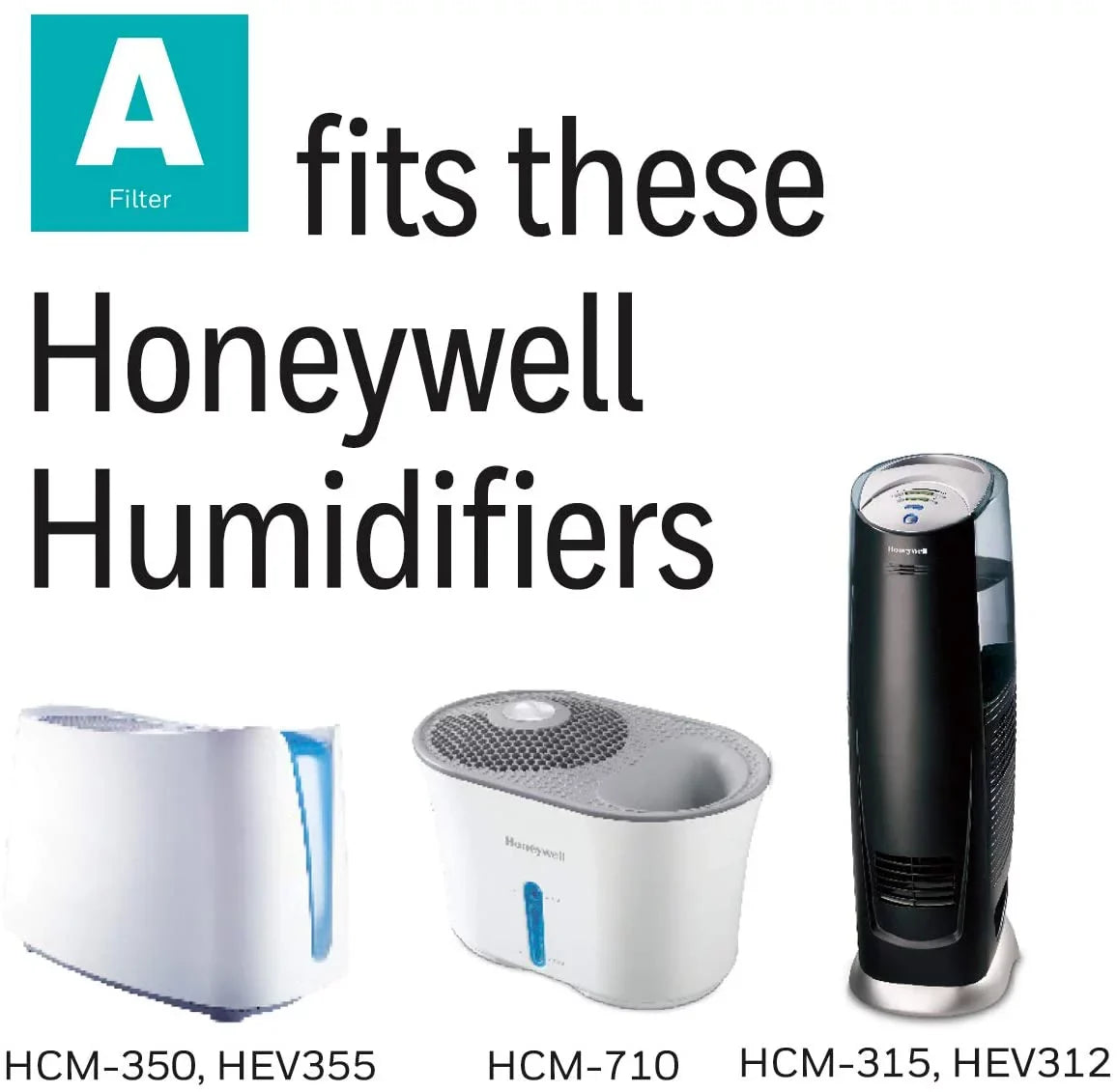 Filter Pack, Count Wicking Replacement 3 A, White, Honeywell 3