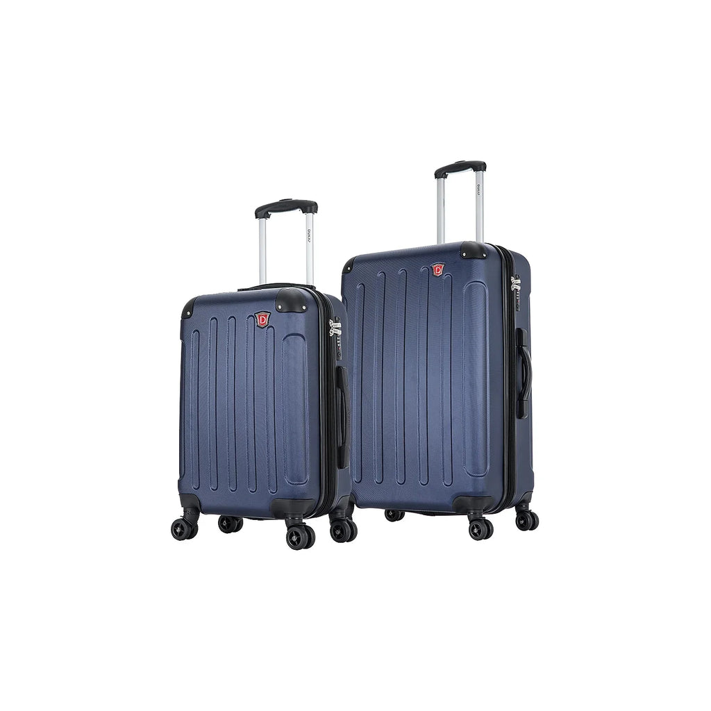 2-Piece (DKINT0SM-BLU) Luggage DUKAP Intely Blue Plastic Set