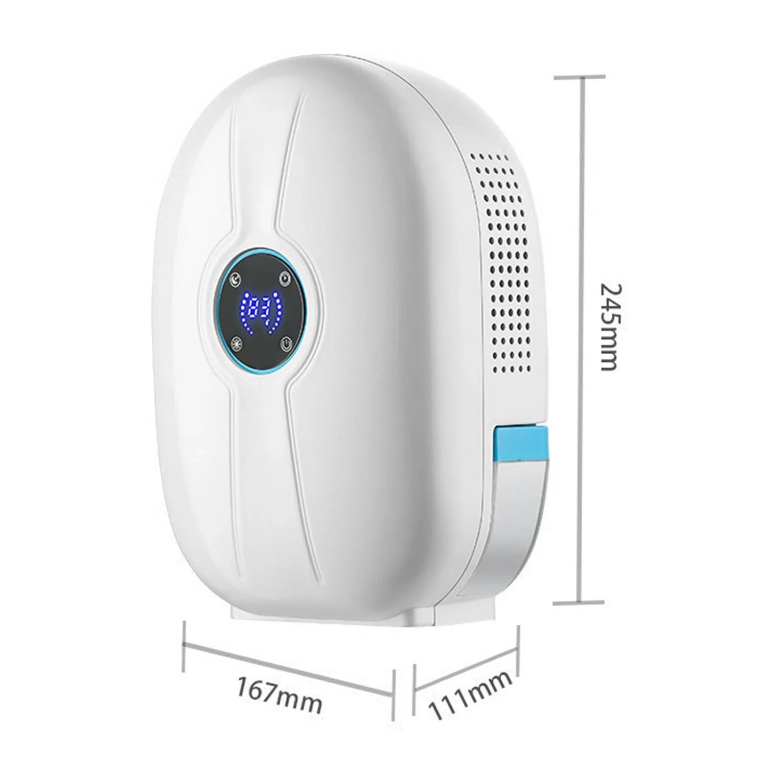 Air Dehumidifier Bedroom Dryer Remote Home Moisture Control Damp Free 500ml Mini