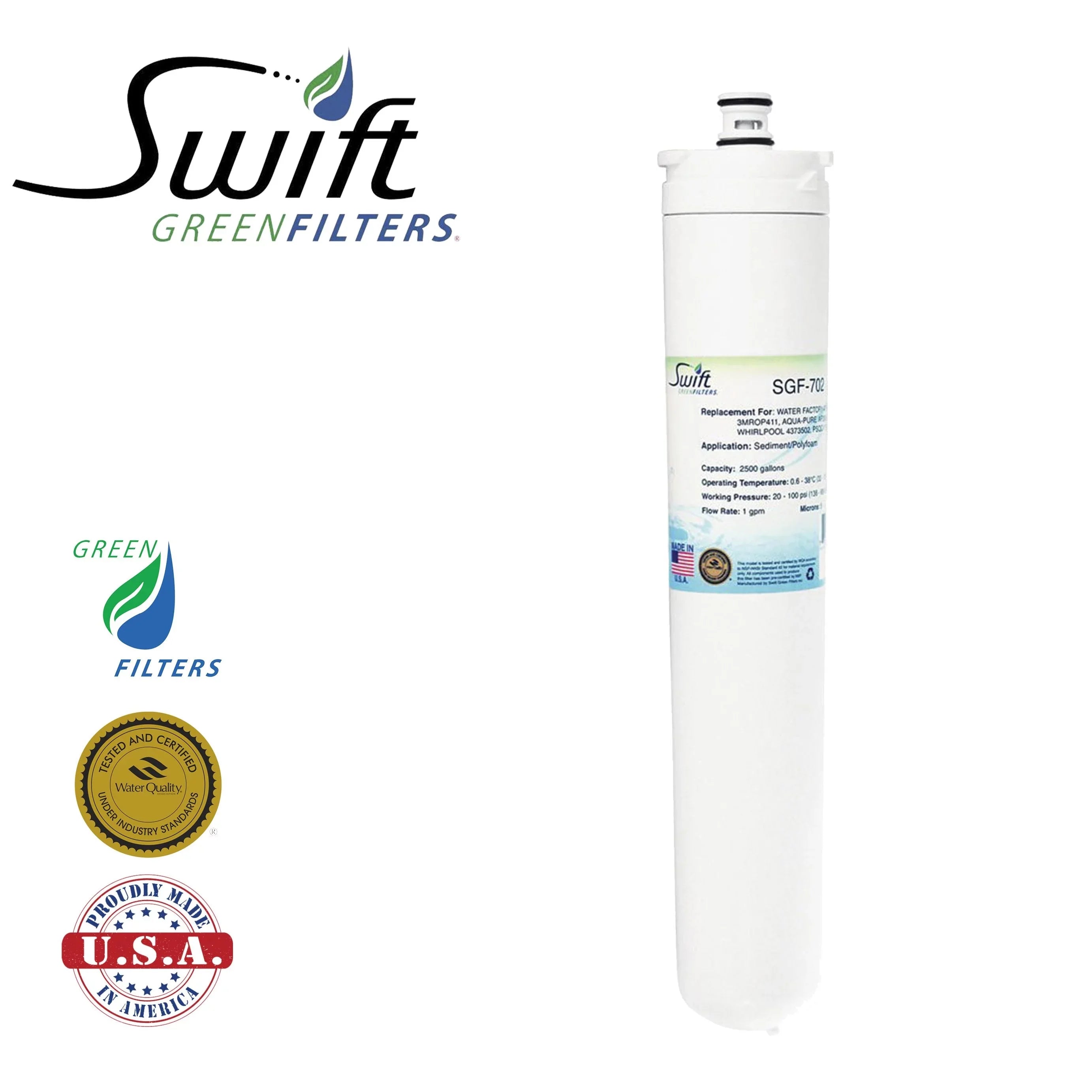 Green's 47-55702G2 3M Replacement OEM Water Factory For Swift SGF-702