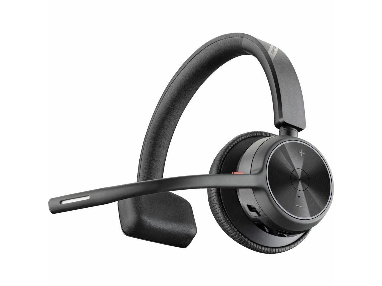 Ear-cup - - Assistant - - Wireless - 298.6 Headset kHz Voyager Hz - Electret Mono - - Charge Bluetooth with Monaural Over-the-head, - - Poly Google 20 Siri, ft 20 On-ear USB-C Condense... - 4310 Stand