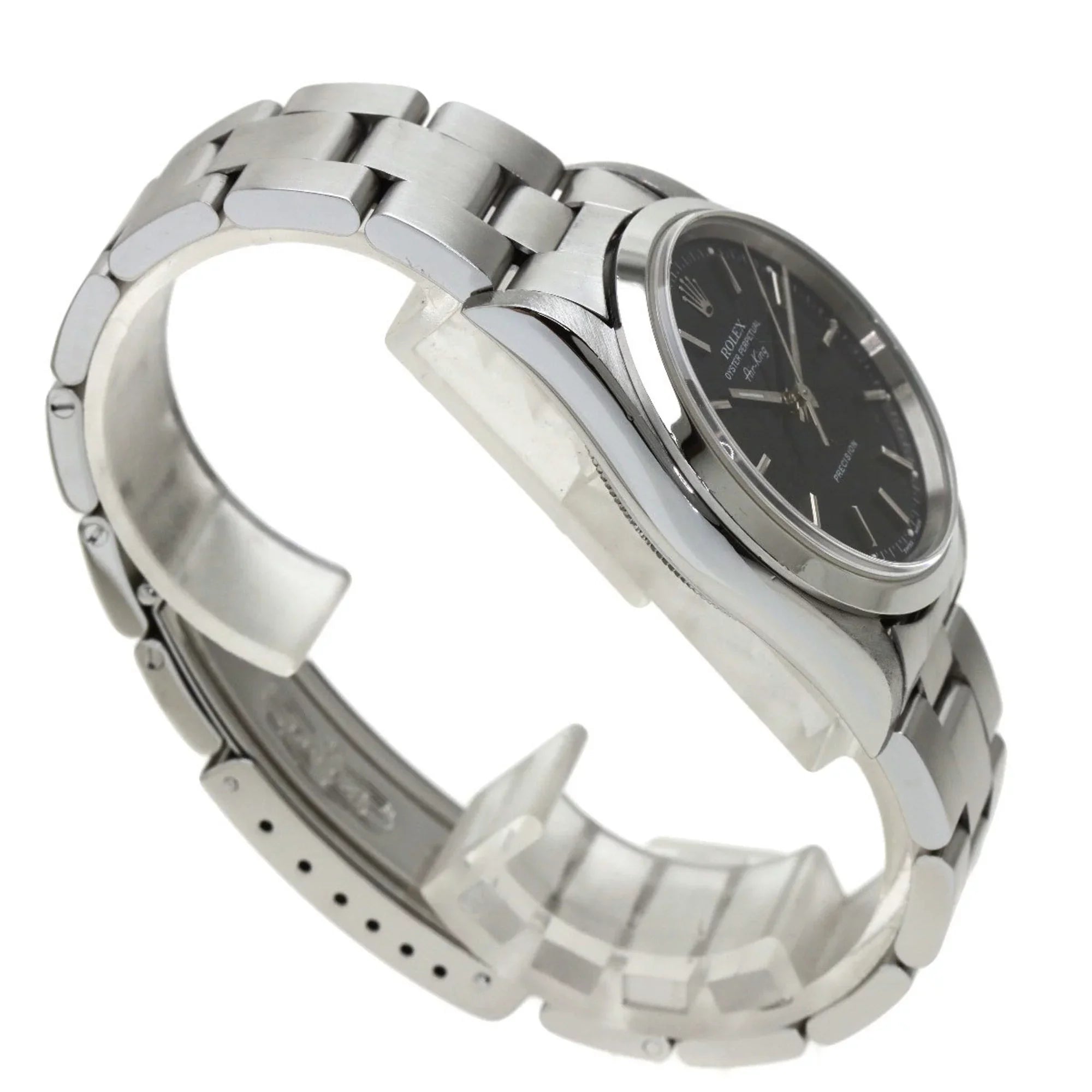 Steel ROLEX Pre-Owned Rolex (Good) Air Watch King Men's 14000M Stainless SS