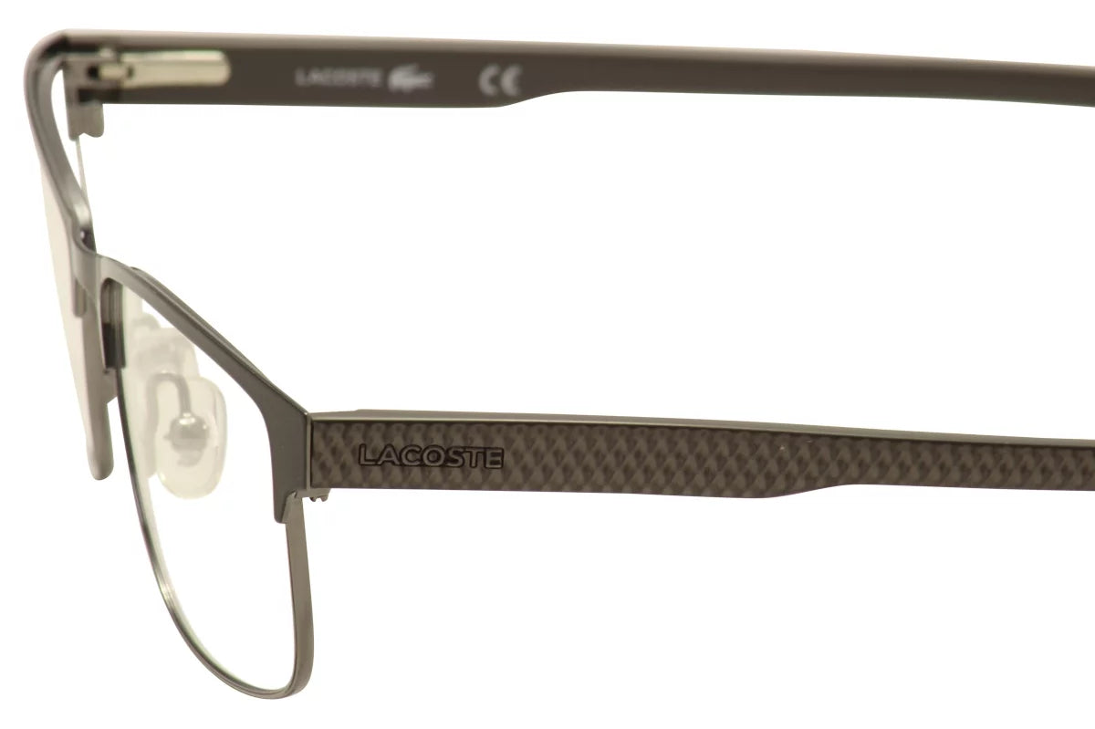 Full L/2217 Eyeglasses Men's 033 Rim L2217 Optical Gunmetal 54mm Lacoste Frame