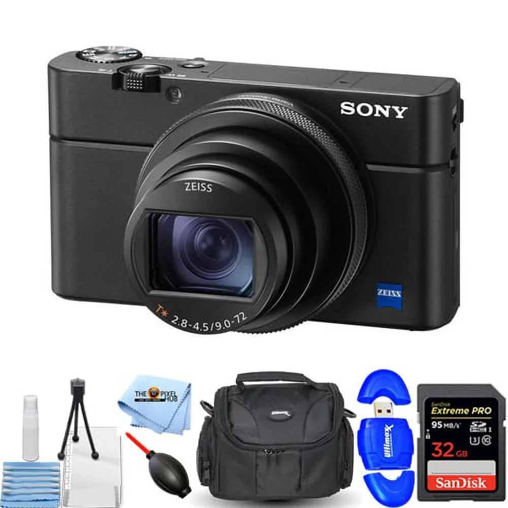 Bundle DSC-RX100 - Accessory Cyber-shot Digital Sony 20.1MP VI Camera 7PC
