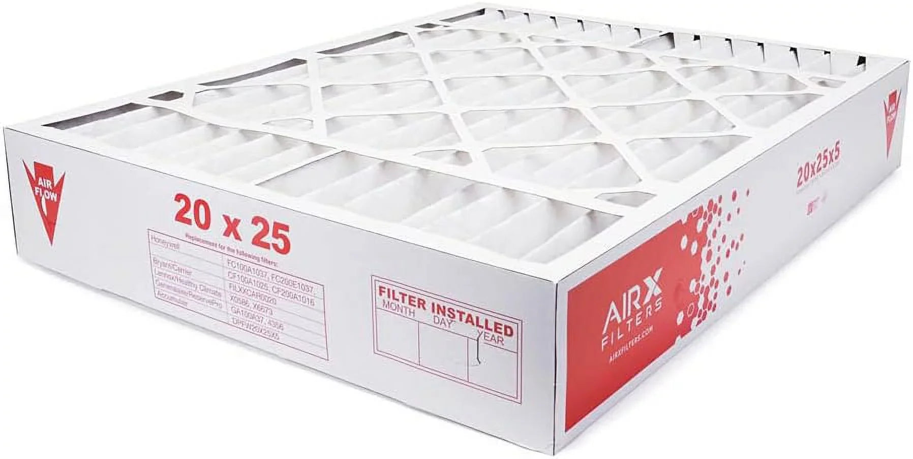 The Air Filter Dust X6673, For 20X25x5 HV Furne In Made 8 2-Pk, X0586 MERV Replement HCF20-10