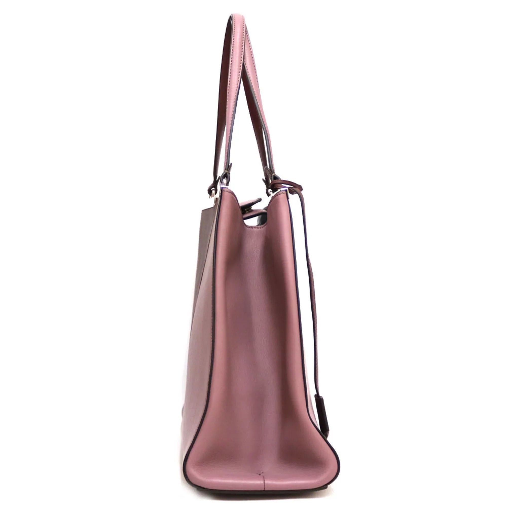 Women's Pre-Owned Leather Bag Fendi Pink (Fair) Shoulder FENDI