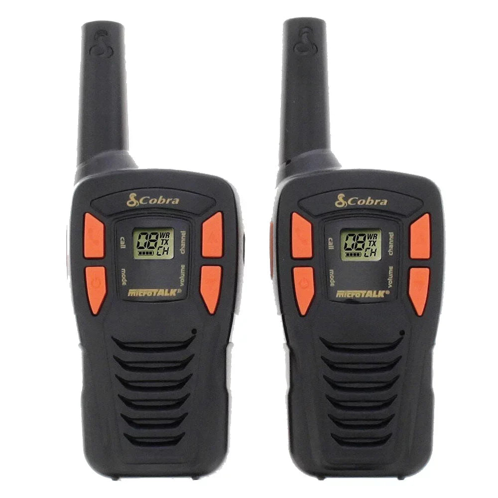 Channels, Adults for Two-Way ACXT145 Radio 22 Cobra 16-Mile Rechargeable, Lightweight, Talkies Long Range Set Compact - Walkie