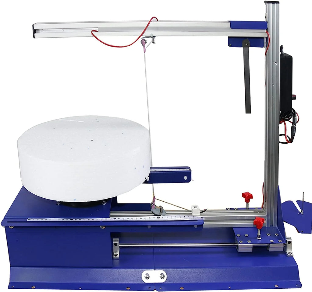 Electric Hotwire PreAsion Tabletop Molti-functional Cutter Machine Vertical Cutting 110-220V Rotary Hot