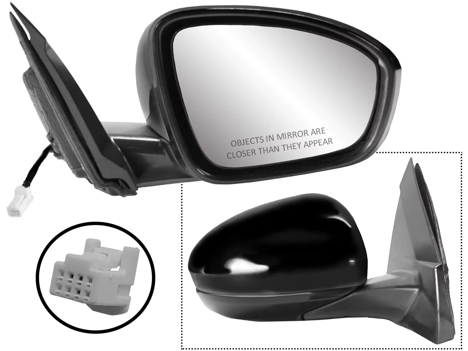 Power Side Mirror 2022 No Camera Signal APA Non-Heated ALTIMA View for 2019 Passenger 963016CA0A 2021 Right Replacement 2020 NI1321311 Rear No