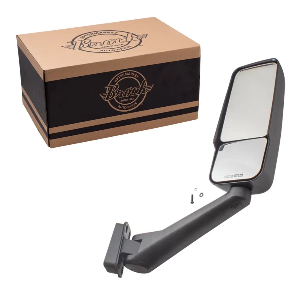 Compatible 2003-2009 Door Passenger Brock Topkick with Truck View Mirror Replacement Manual 25886101 Side Kodiak