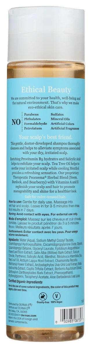 Shampoo, Relief oz Scalp 10 Derma-E