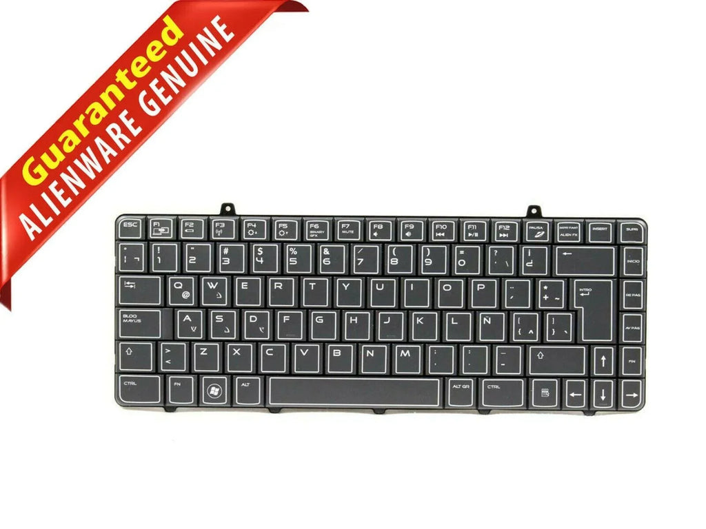 Dell DN229 Pre-Owned Spanish-Latin Laptop Alienware PK130BB1A16 Keyboard - Like New M11X