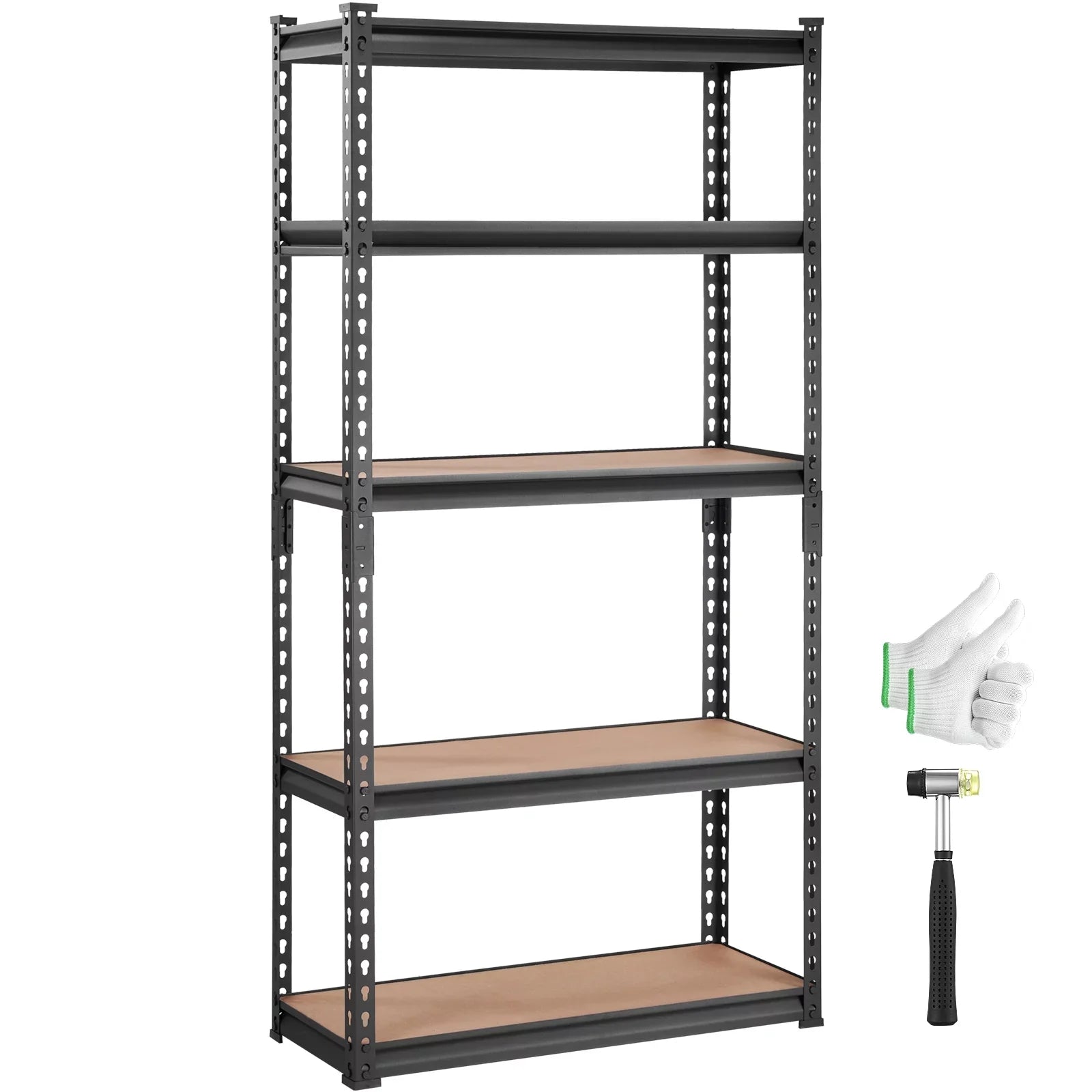 Unit, Steel 60"H 2000 Garage 30"W Heavy 5 Adjustable Load BENTISM Tier 12"D Rack lbs Storage Duty x Shelving x