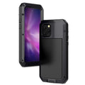 Glass Military Aluminum Gorilla (Black) Metal Heavy Protection, Scratch Travel Rugged Outdoor Grade and iPhone Duty Shockproof 14 Resistant Case Pro