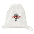 Shopping Dragon Mesh Backpack East West Canvas Wings Animal Bag Reusable Drawstring Myth