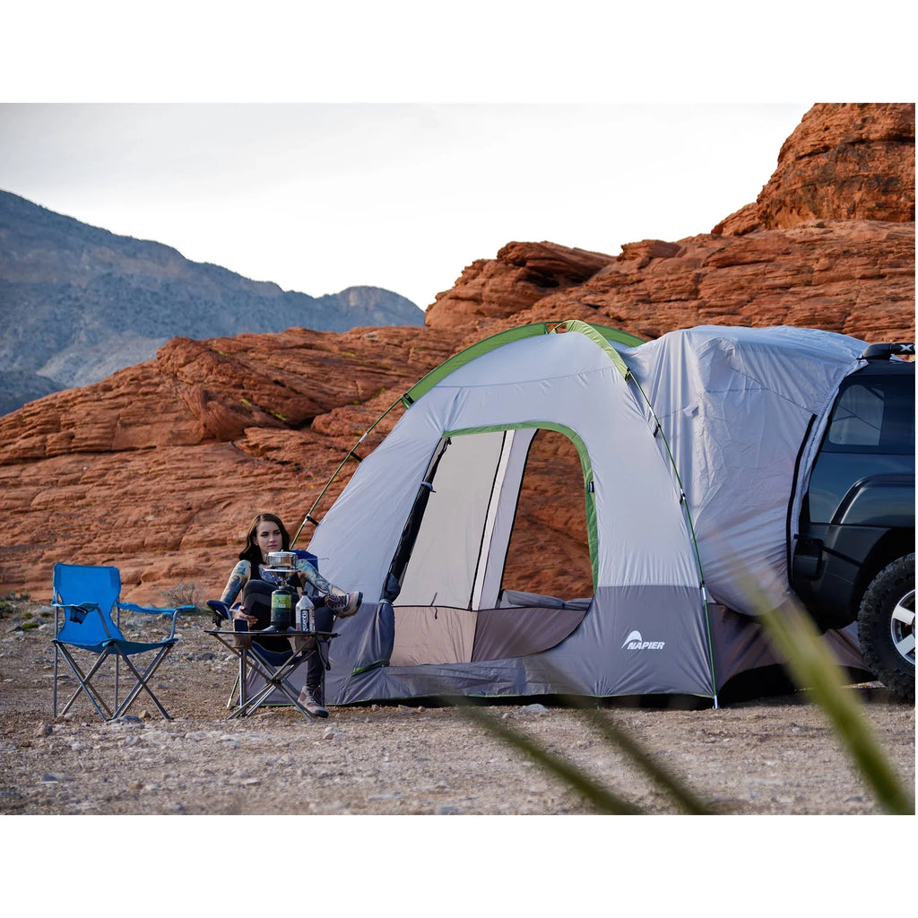 Universal 10' Tent, Gray Napier Backroadz Cargo Person 10' 5 x SUV/Van Camping