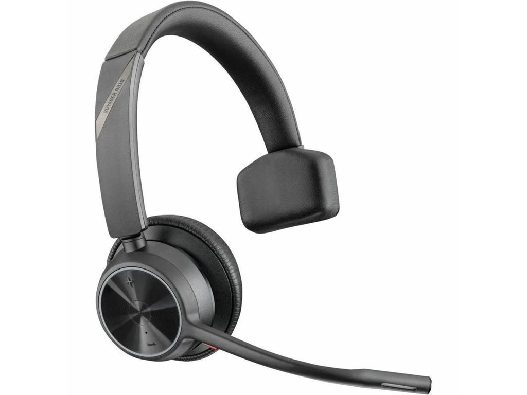 Ear-cup - - Assistant - - Wireless - 298.6 Headset kHz Voyager Hz - Electret Mono - - Charge Bluetooth with Monaural Over-the-head, - - Poly Google 20 Siri, ft 20 On-ear USB-C Condense... - 4310 Stand
