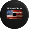 Wrangler Flag RV American Jeep Rustic Cover 2019 Vintage JL Camera Backup 32 Inch Proud Tire 2018 for USA Spare