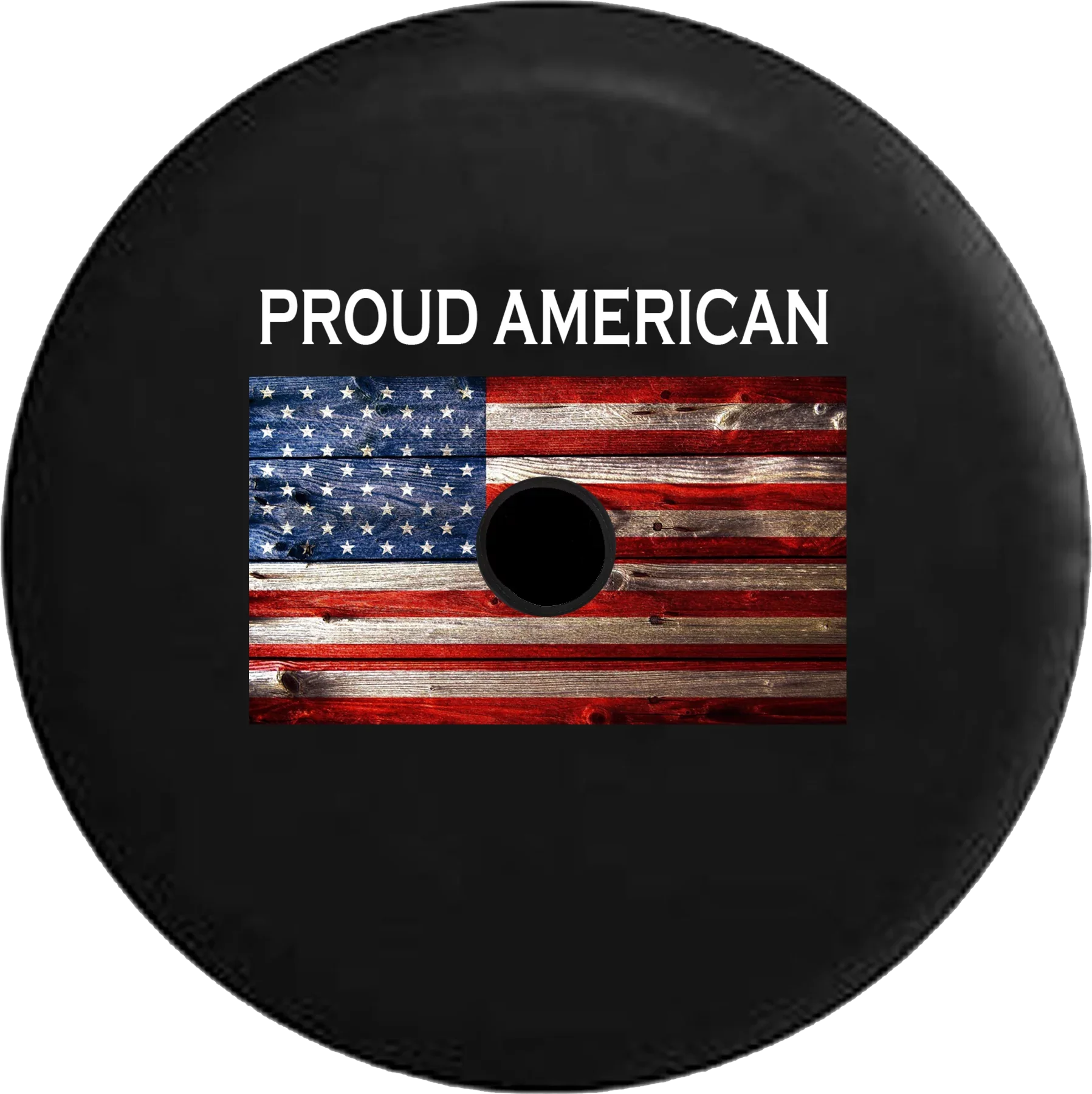 Wrangler Flag RV American Jeep Rustic Cover 2019 Vintage JL Camera Backup 32 Inch Proud Tire 2018 for USA Spare