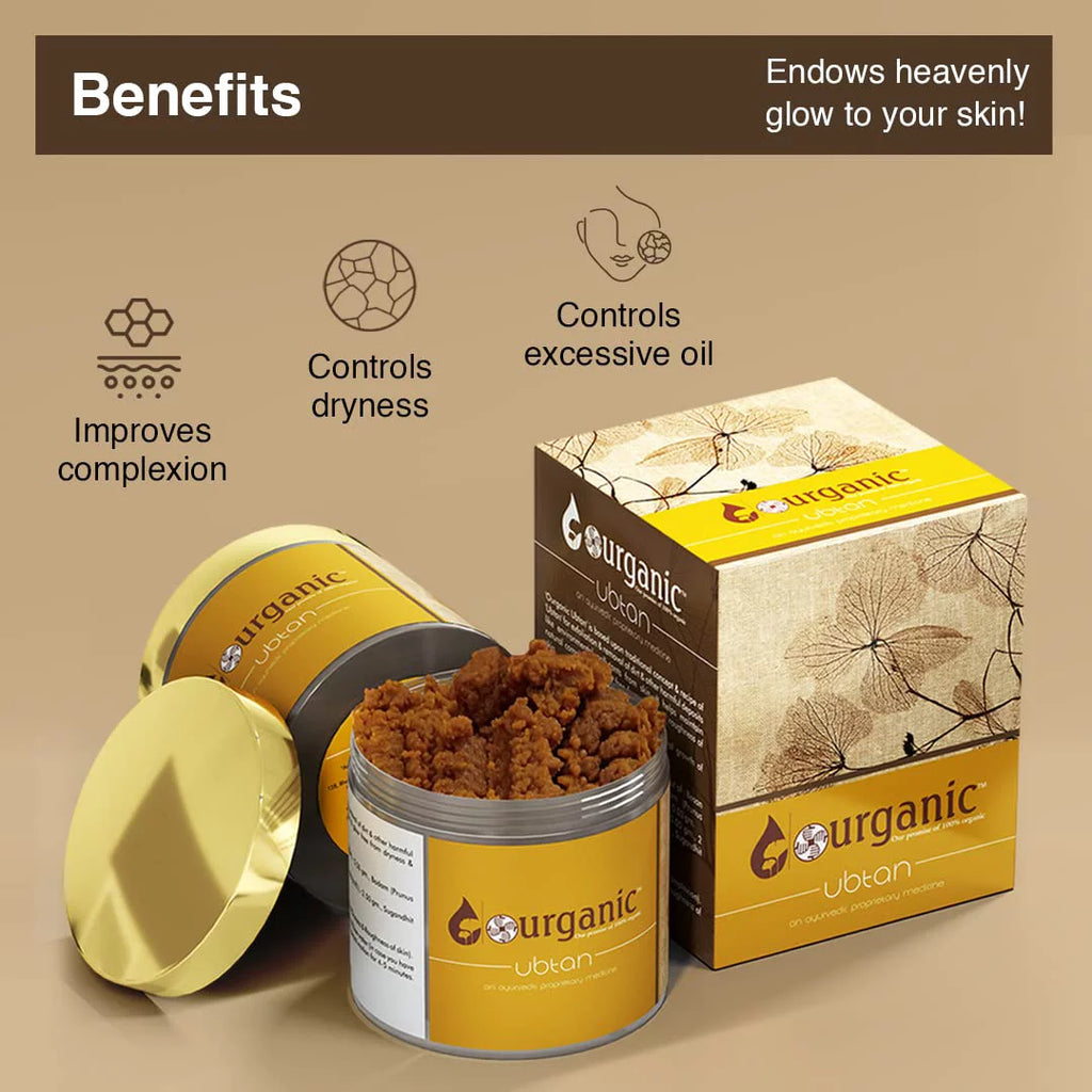 Ubtan From Harmful and 100gm, Skin; Deposits for of Aryanveda 2 - Pack and Removal Dirt Exfoliation of