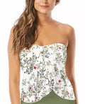 Top, Bandeau Vince Small Swim Draped Camuto US Tankini IVORY