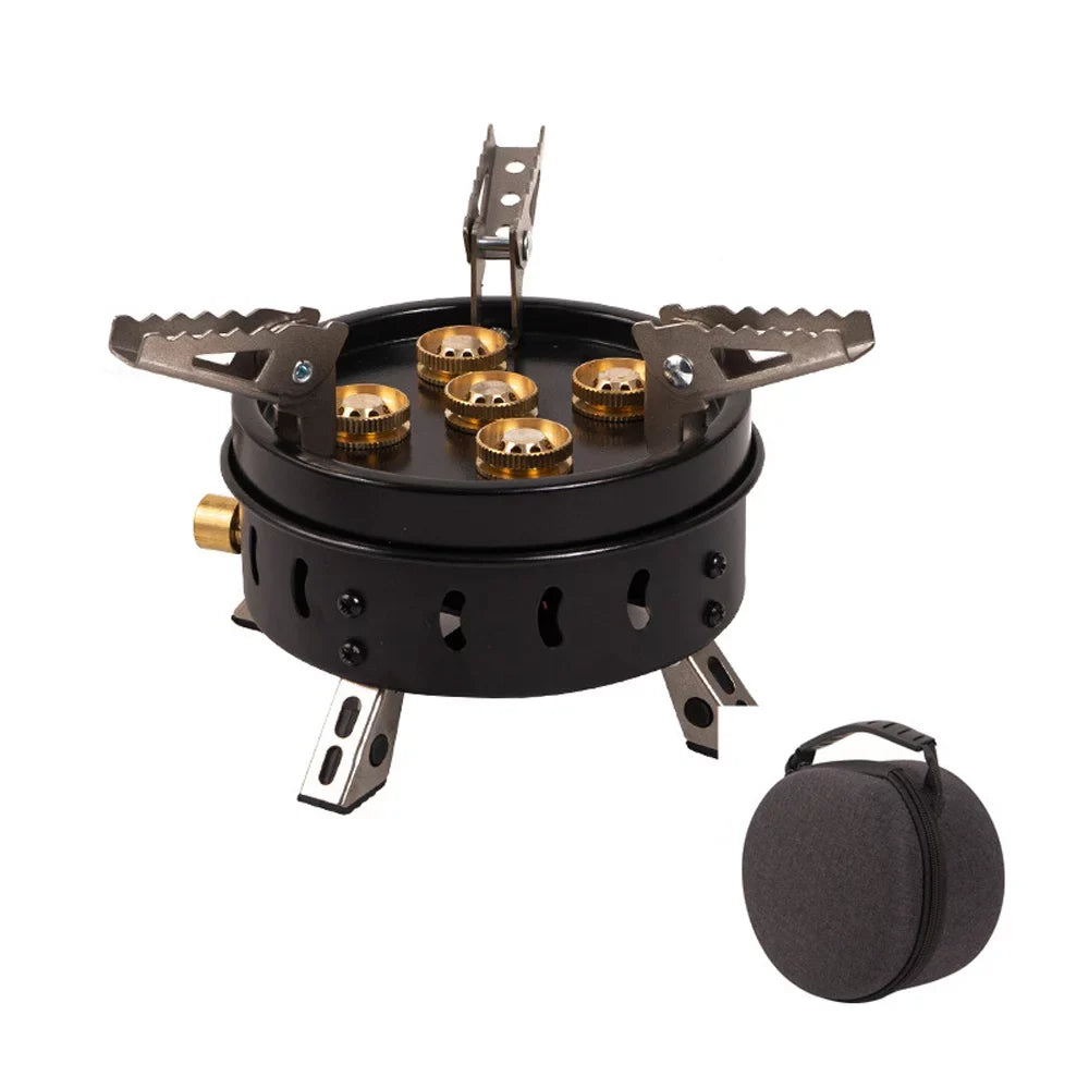 GasCooker Hiking Stoves Gasstove Compact Foldable Picnic Accessory Aibecy Cooking Tourist Camping Size Furnace Portable High