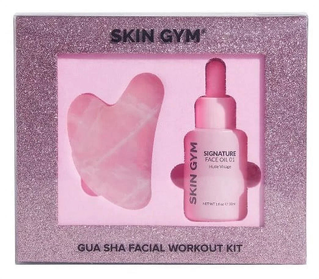 Quartz + Signature Sha Kit, Sha Skin Rose Gym Workout Value) Gua ($64 Gua Oil