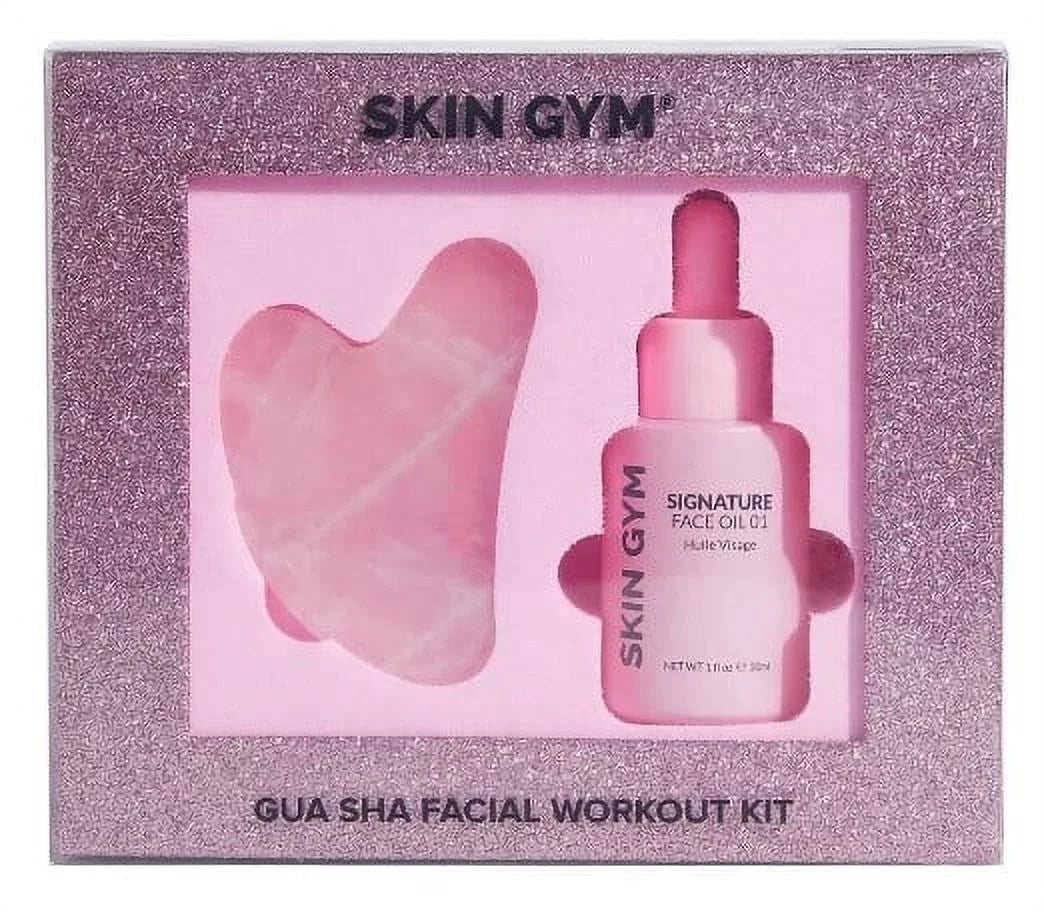 Quartz + Signature Sha Kit, Sha Skin Rose Gym Workout Value) Gua ($64 Gua Oil