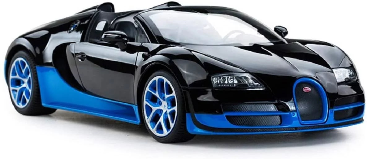 Wheels Control Grand Car Vitesse - Sport Bugatti Wonder RC 1:14 Veyron Remote Black/Blue