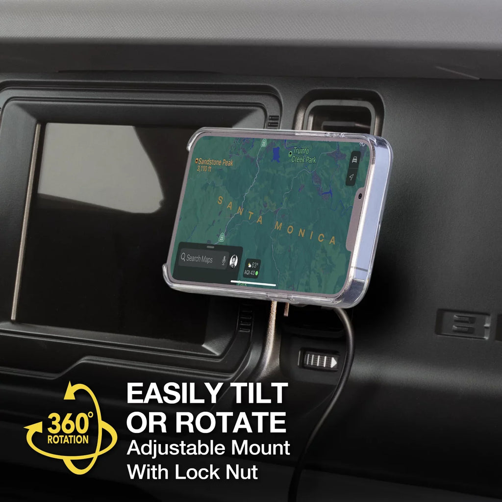Dash/Vent Galaxy iPhone, Compatible Mount W/ Charging Scosche Magnetic Wireless MagSafe MPQ5DV-SP1