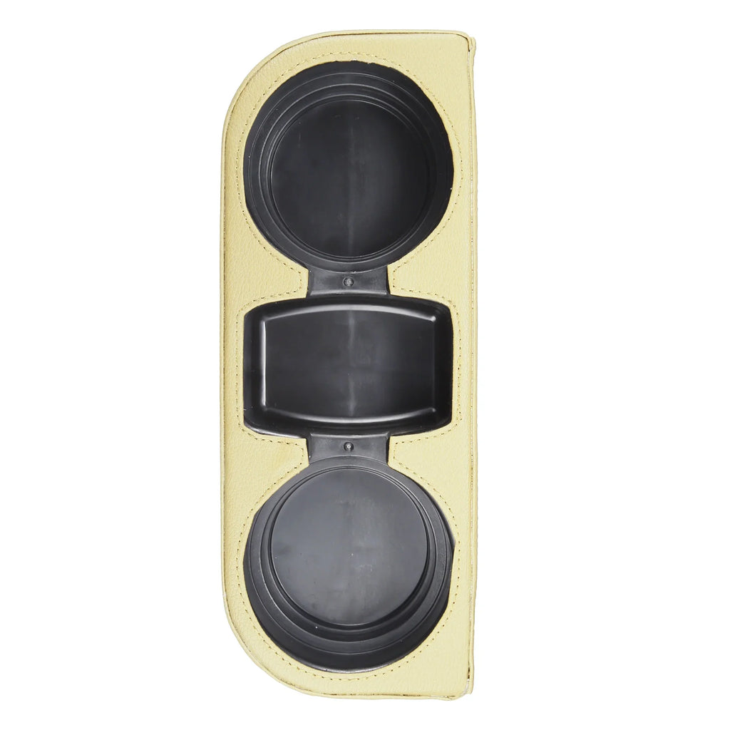 Car Car Cup Pocket Storage Gap Seat Box Multi-function Holder Side Beige Filler Seat Console Organizer