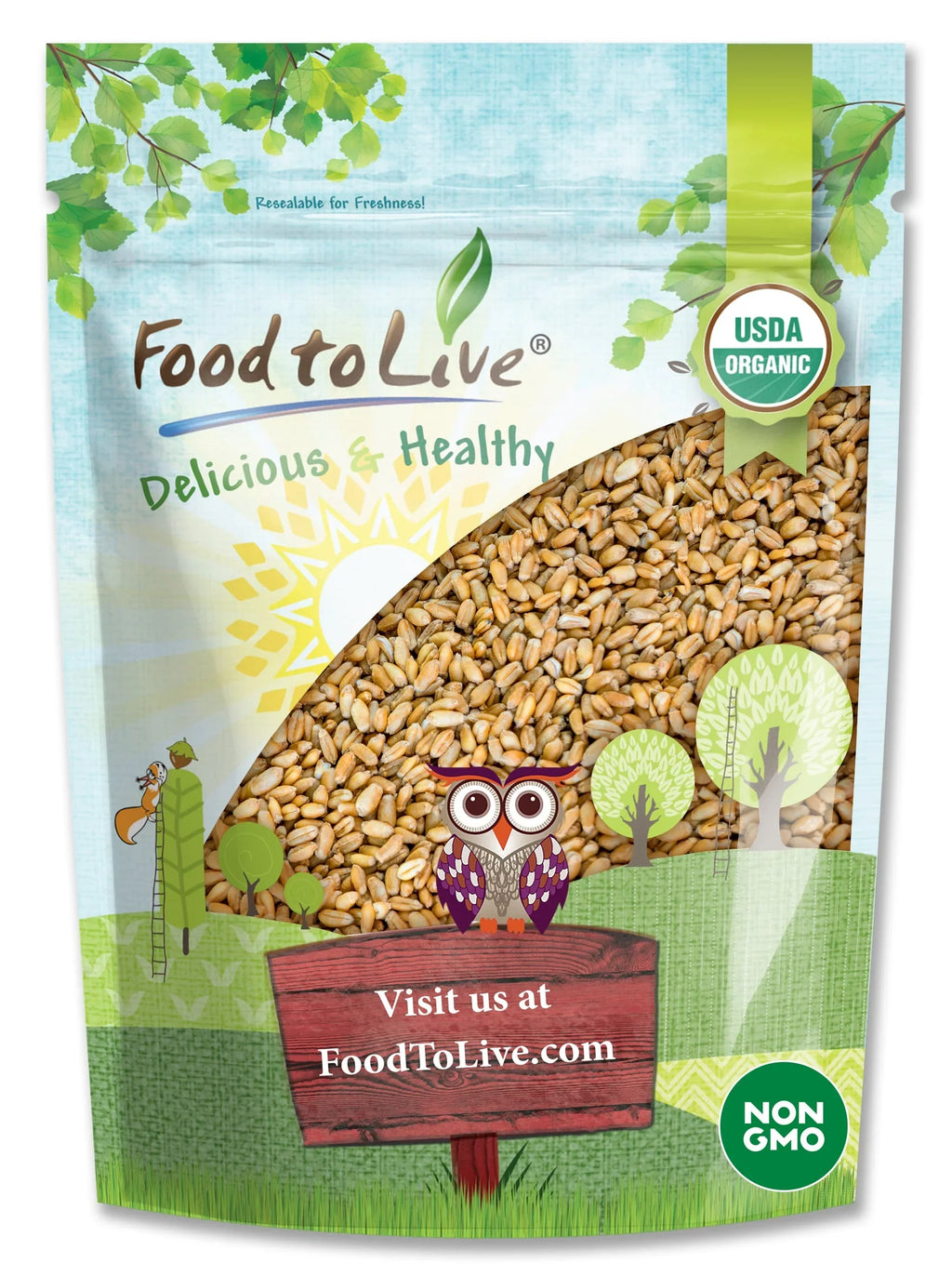 Food Kosher, Hulled Bulk Pounds Product Grain, ¨C Organic Raw, 2 Non-GMO, by Barley, ¨C the to of Live USA