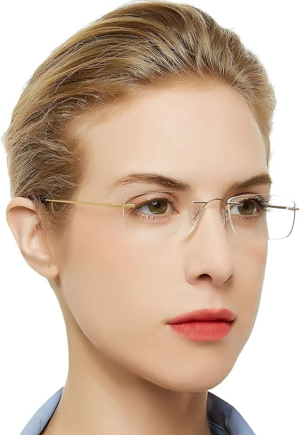 Titanium 1.75 1.75 1.5 2.5 with Women OCCI Clear 1.25 2.75 Trendy 2.25 Reader CHIARI For magnification Frameless 3.0 Lens Reading 3.5 2.0 Men 1.0 Glasses
