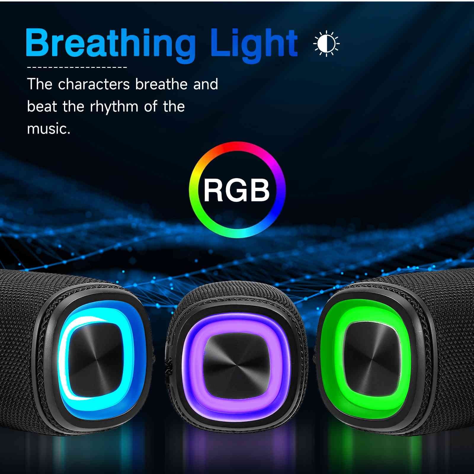 Speakers Speaker LG Wireless IPX5 Pairing, UrbanX Waterproof Punchy HD X808 with 360¡ã for One Bluetooth Portable Black G7 Surround - Bass, True Sound Speaker, BT5.3,