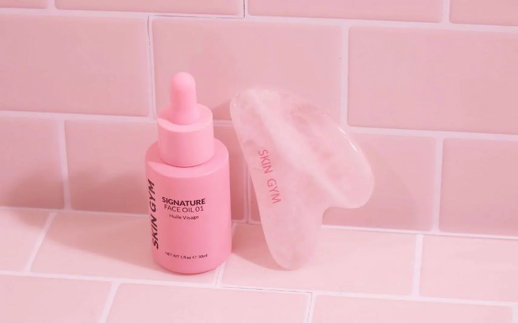 Quartz + Signature Sha Kit, Sha Skin Rose Gym Workout Value) Gua ($64 Gua Oil