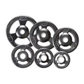 Grip Steel Barbell Composite Olympic - Black Iron lbs York Plate- 10