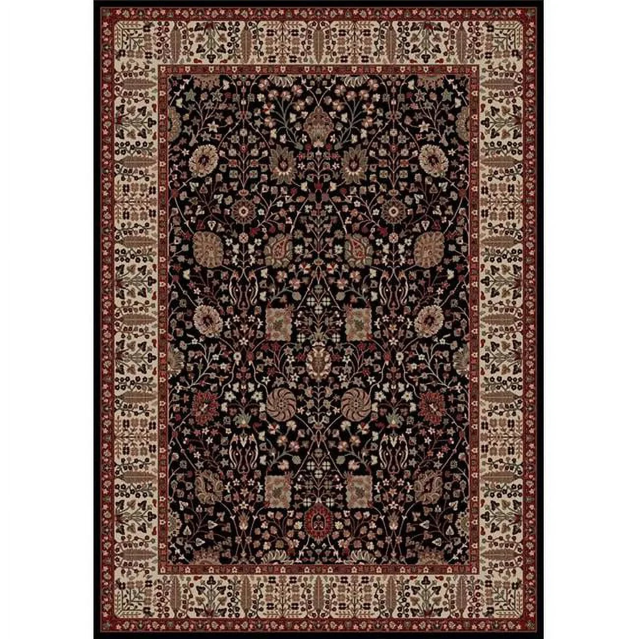 7 Kashan Persian Ivory ft. 2 Classics Concord in. x 10 - ft. 11 Global - in.