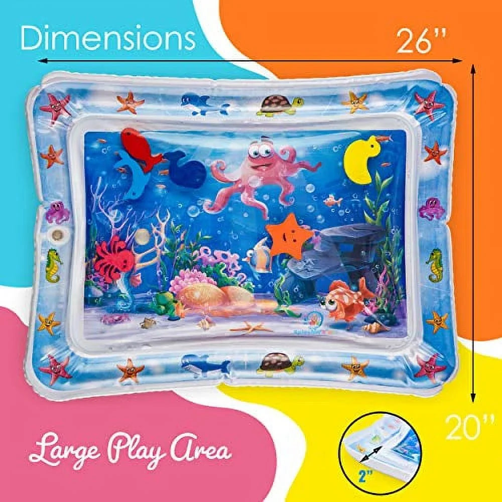 Splashin'kids Activity Fun Premium Baby's Your is Center Water Inflatable Play mat Infants Stimulation Growth The time Toddlers time Perfect and Tummy
