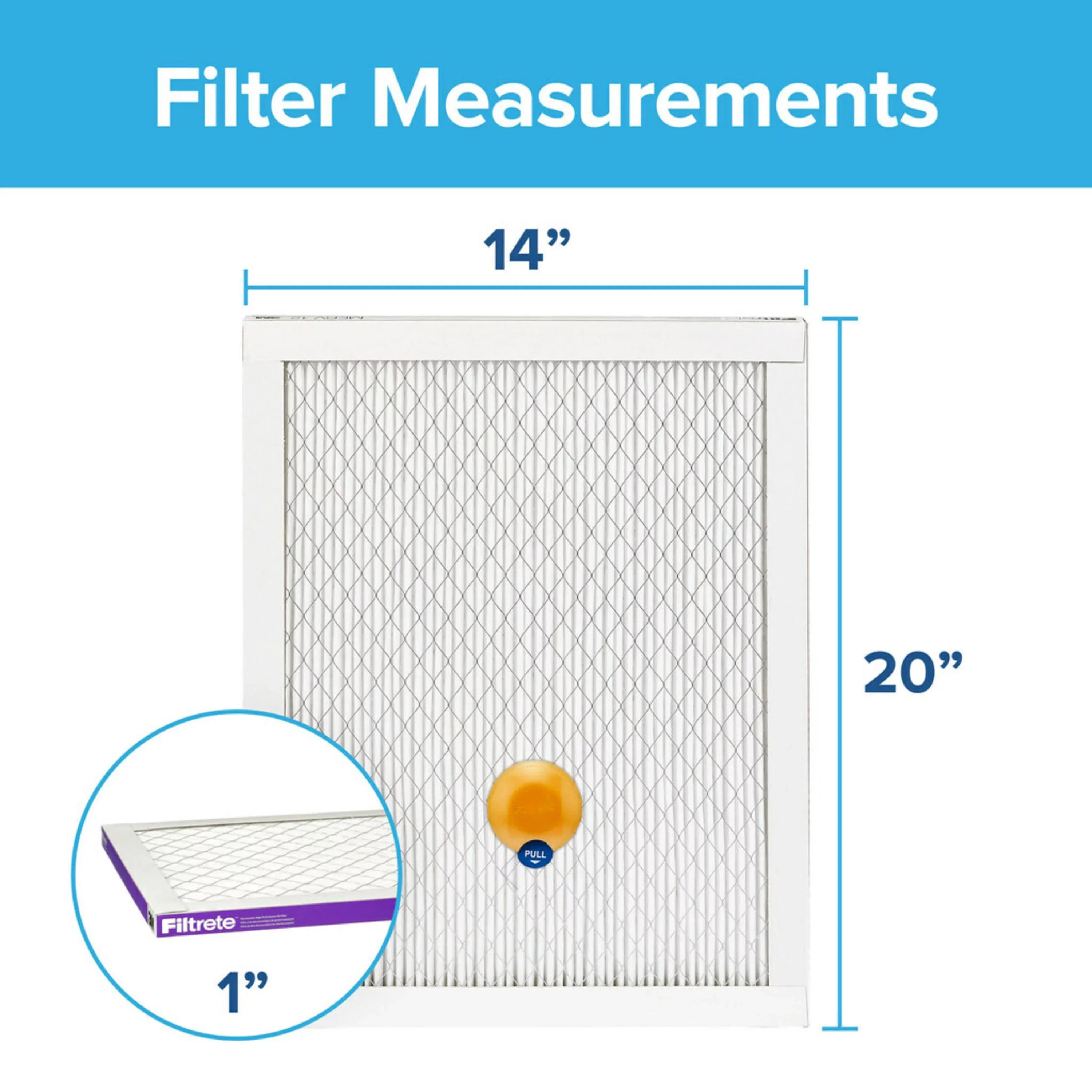 MERV Virus, Allergen, 14x20x1 1500 Filter Filtrete 1 MPR Filter, 12, Bacteria Air Smart