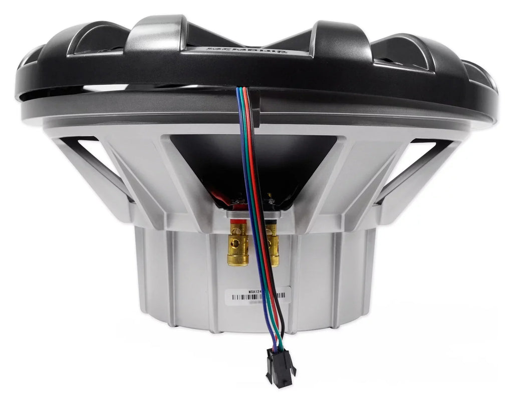 Sub LED Audio Watt 4-Ohm Marine Memphis Subwoofer Boat 500 MXA1244 Dual 12"