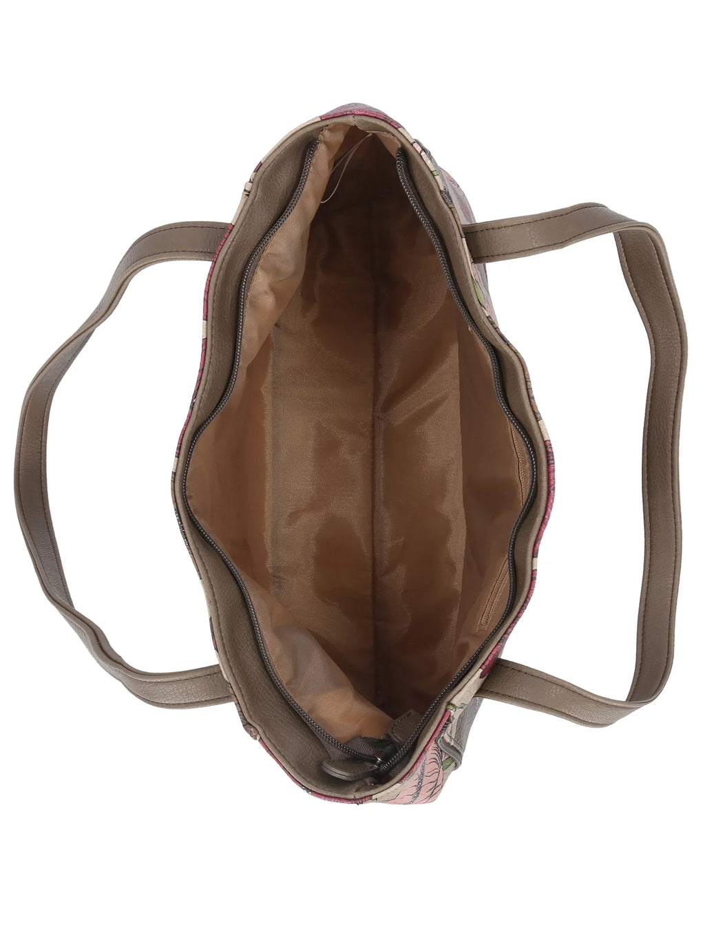 East Koltov Tote, Vegan Marbella West Leaf / Leather Emily Bay