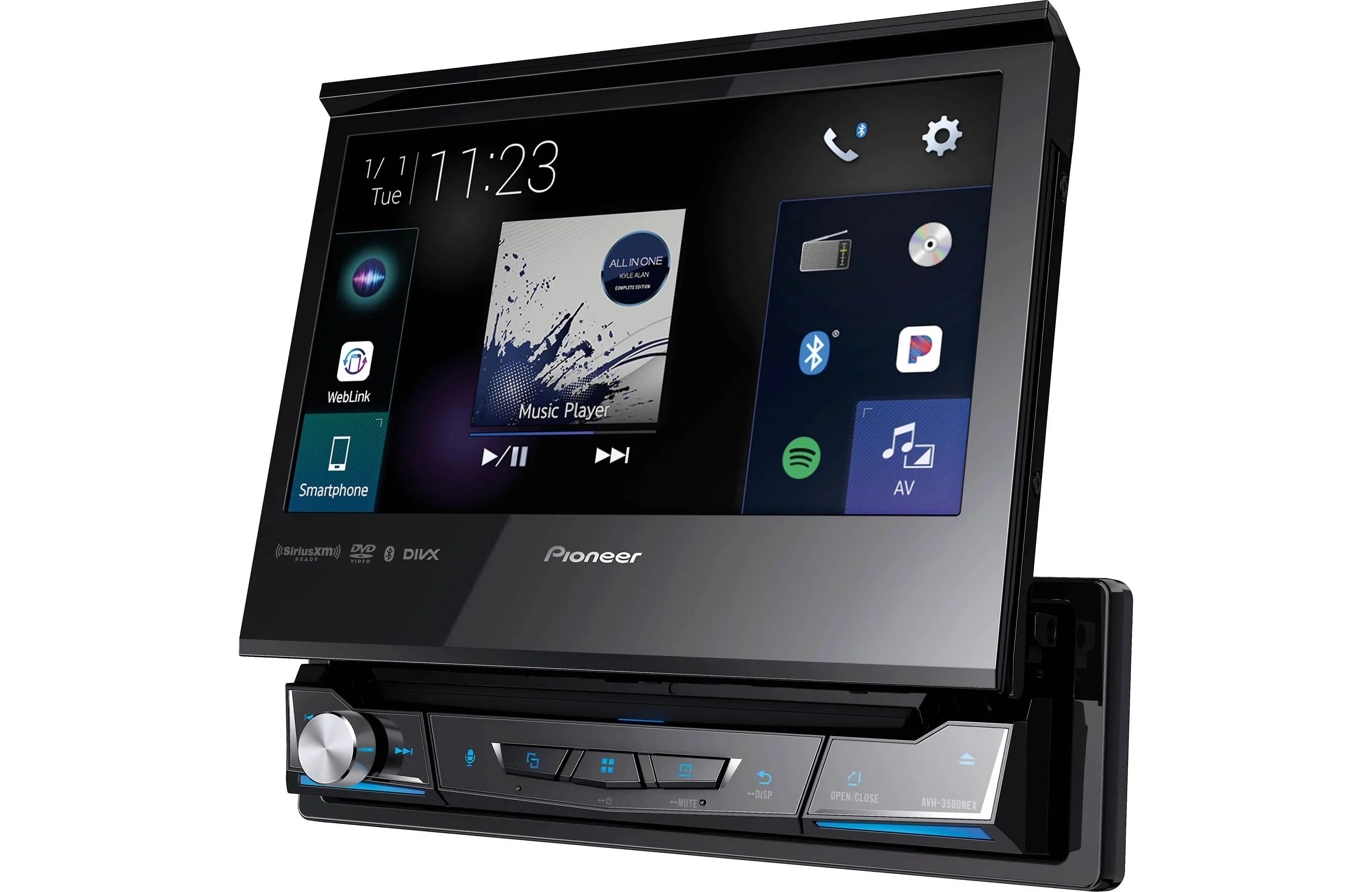 & Receiver AVH-3500NEX Bullet Bluetooth Style DVD Camera Pioneer