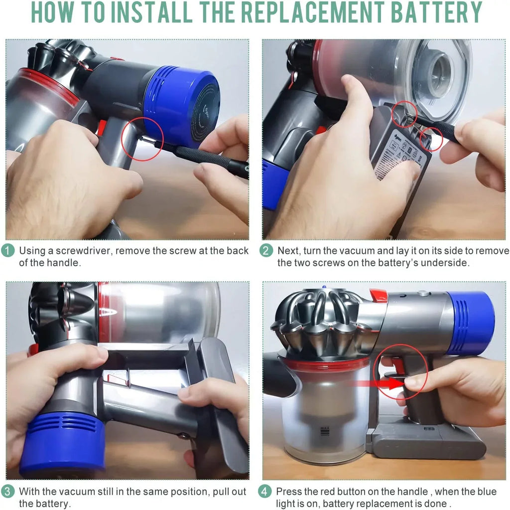 BATTERY Part DYSON Replacement SV11 for Replacement