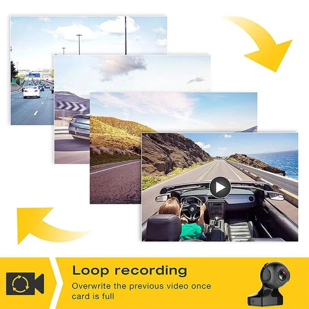 170&deg; - Cam HD Camera WiFi Car Recorder 1080P Cam Dash