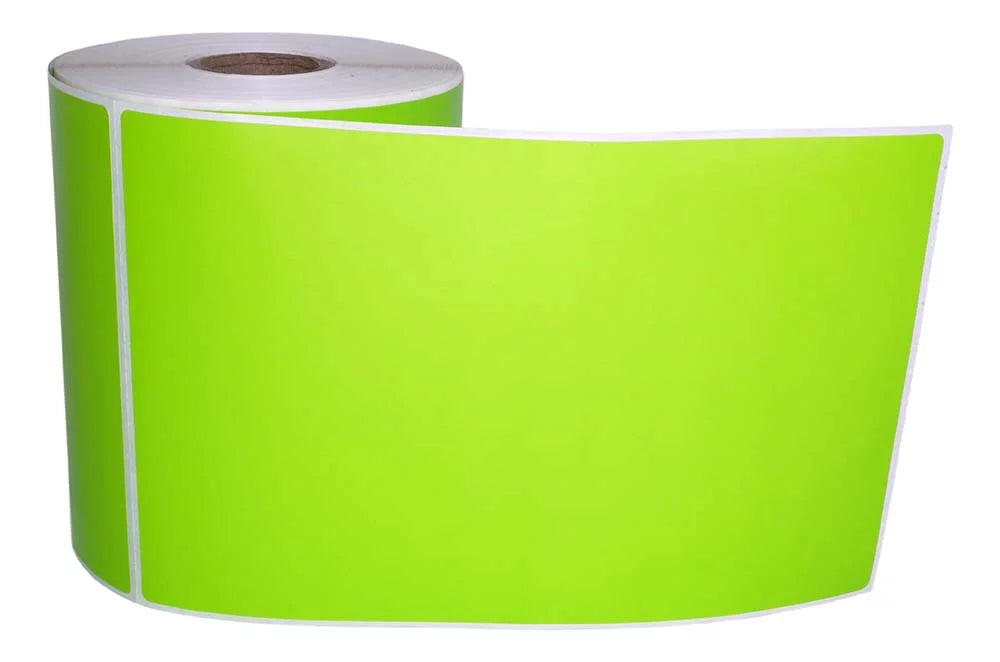 Thermal Shipping 4"x6" Zebra Eltron 15 GREEN Compatible Color Printers with Label Rolls Direct