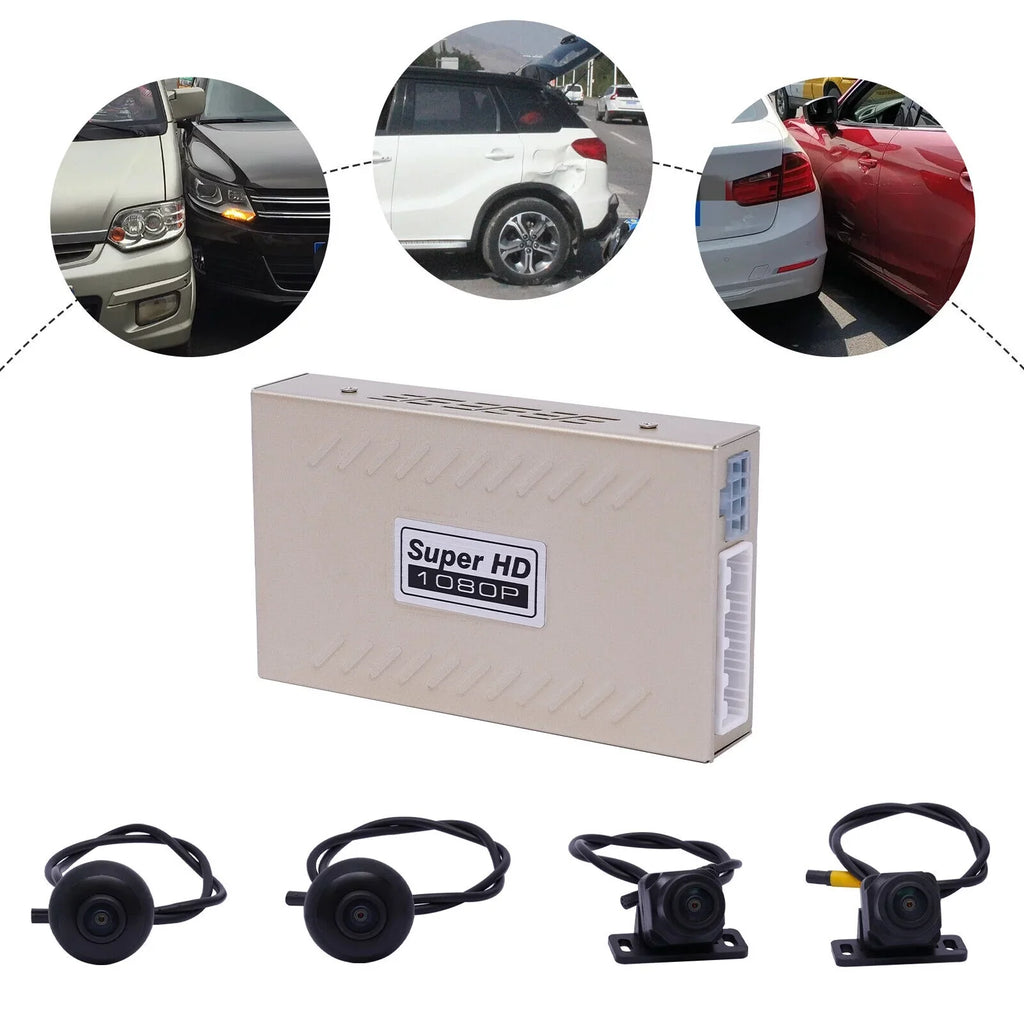 Lens Sensor Camera Dash Video CMOS DVR Image Car Recorder 360¡ã MONIPA Cam Rear