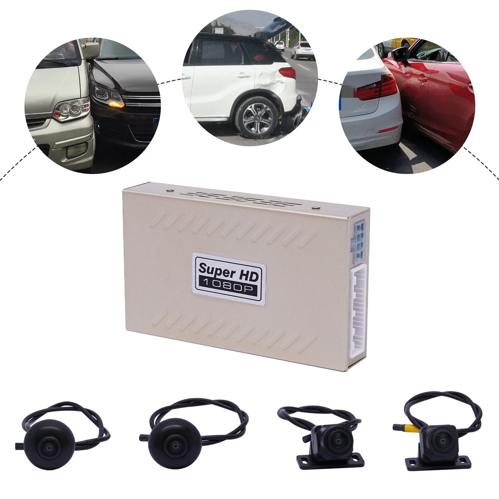 Lens Sensor Camera Dash Video CMOS DVR Image Car Recorder 360¡ã MONIPA Cam Rear
